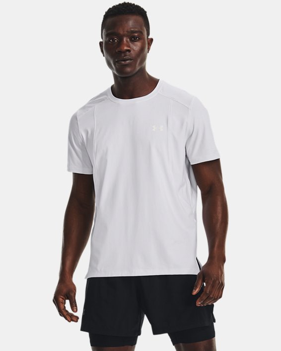 남성 UA 아이소-칠 런 레이저 티셔츠 in White image number 0